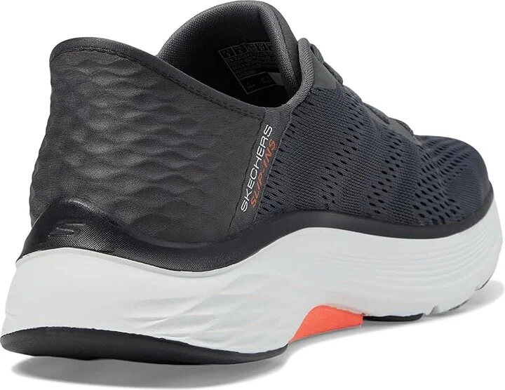 SKECHERS Skechers Hands Free Slip-ins: Go Run Max Cushioning Arch Fit - Game Men's Shoes Charcoal/Black : 8 D - Medium, Synthetic - Image 4