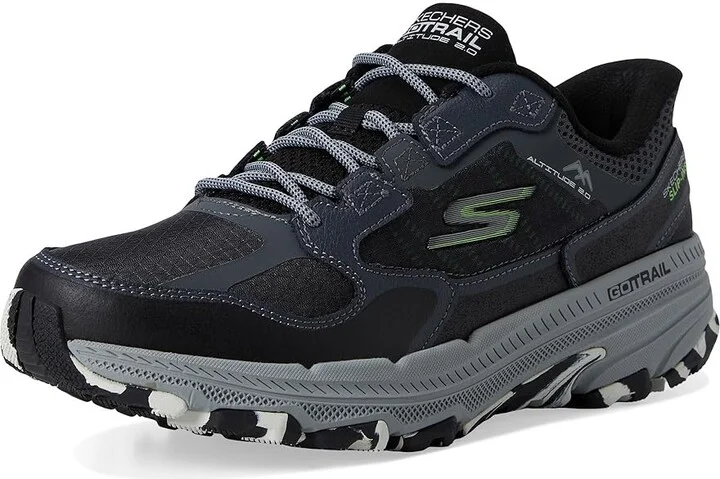 SKECHERS Skechers Hands Free Slip-ins: Go Run Trail Altitude 2.0 Men's Shoes Black/Grey : 10 D - Medium - Image 5