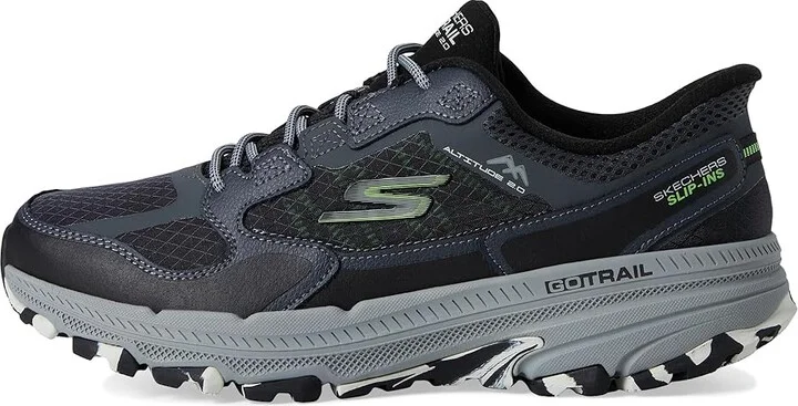 SKECHERS Skechers Hands Free Slip-ins: Go Run Trail Altitude 2.0 Men's Shoes Black/Grey : 10 D - Medium - Image 6