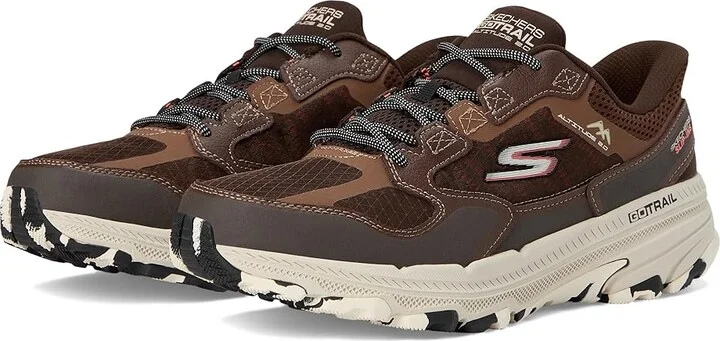 SKECHERS Skechers Hands Free Slip-ins: Go Run Trail Altitude 2.0 Men's Shoes Brown/Orange : 7 D - Medium