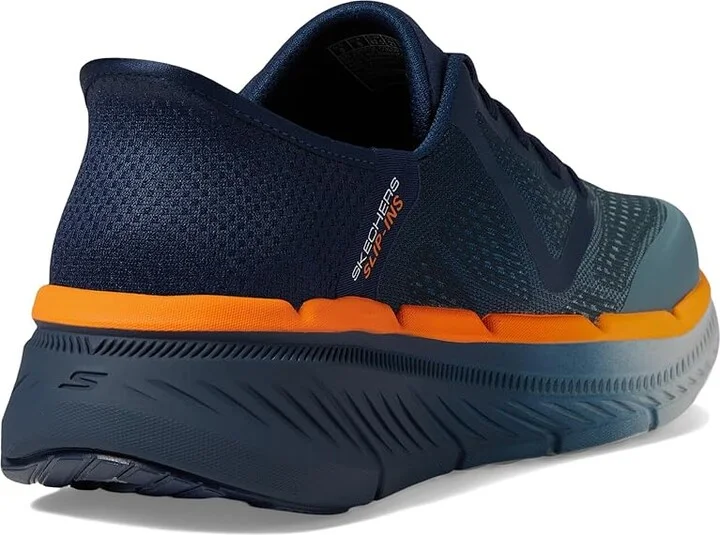 SKECHERS Skechers Hands Free Slip-ins Max Cushion Premier 2.0 Men's Running Shoes Navy/Orange : 11 D - Medium, Synthetic - Image 4