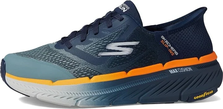 SKECHERS Skechers Hands Free Slip-ins Max Cushion Premier 2.0 Men's Running Shoes Navy/Orange : 11 D - Medium, Synthetic - Image 6