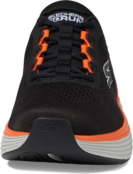 SKECHERS Skechers Hands Free Slip-ins Max Cushioning Suspension- Linear Focus Men's Running Shoes Black/Orange : 7 D - Medium, Rubber - Image 3