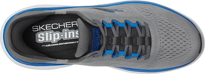SKECHERS Skechers Hands Free Slip-ins Max Cushioning Suspension- Linear Focus Men's Running Shoes Black/Orange : 7 D - Medium, Rubber - Image 7