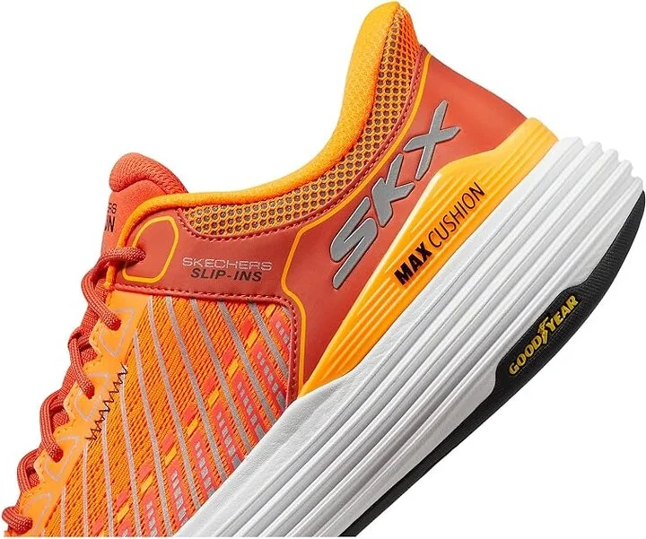 SKECHERS Skechers Hands Free Slip-ins: Max Cushioning Suspension- Nitevizn Men's Shoes Orange : 8 D - Medium, Synthetic - Image 4