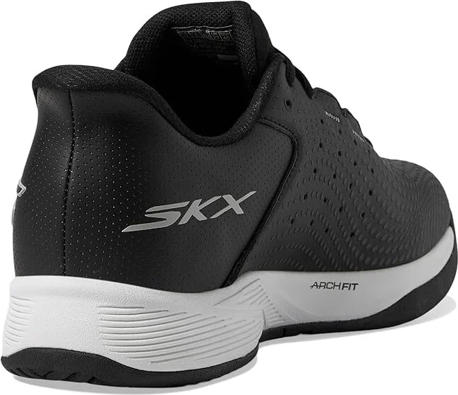 SKECHERS Skechers Pickleball Slip-ins Relaxed Fit: Viper Court Reload Men's Shoes Black/White : 8.5 D - Medium, Synthetic - Image 4