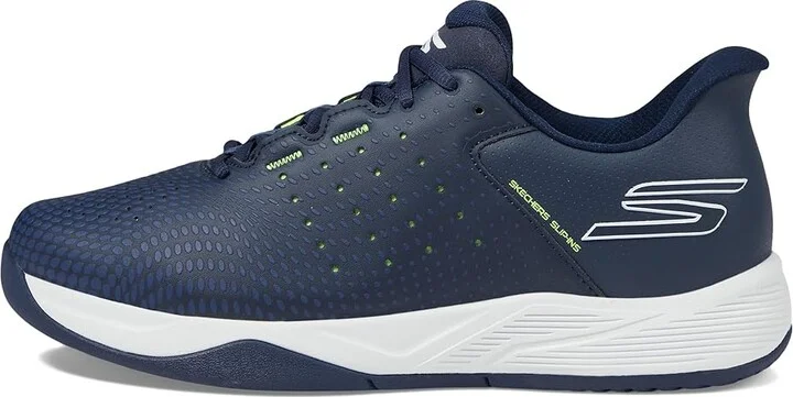SKECHERS Skechers Pickleball Slip-ins Relaxed Fit: Viper Court Reload Men's Shoes Black/White : 8.5 D - Medium, Synthetic - Image 11