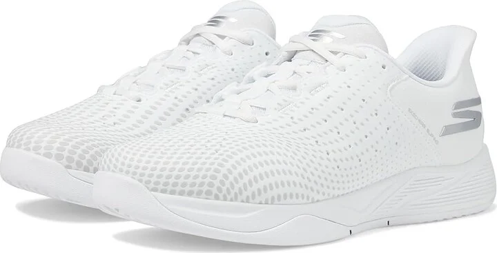 SKECHERS Skechers Pickleball Slip-ins Relaxed Fit: Viper Court Reload Men's Shoes White : 10.5 D - Medium, Synthetic