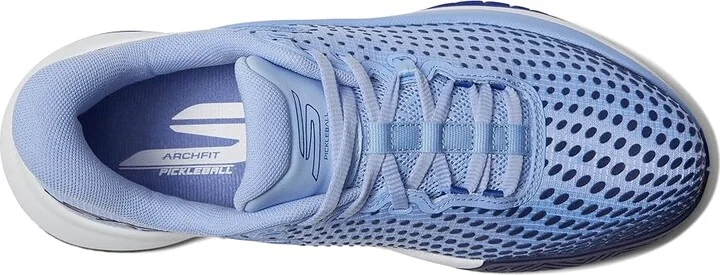 SKECHERS Skechers Pickleball Viper Court: Elite Hands Free Slip- Ins Women's Shoes Light/Blue : 6.5 B - Medium, Mesh/Polyester/Rubber - Image 2