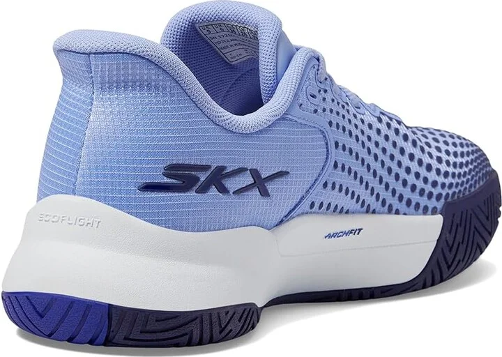 SKECHERS Skechers Pickleball Viper Court: Elite Hands Free Slip- Ins Women's Shoes Light/Blue : 6.5 B - Medium, Mesh/Polyester/Rubber - Image 4