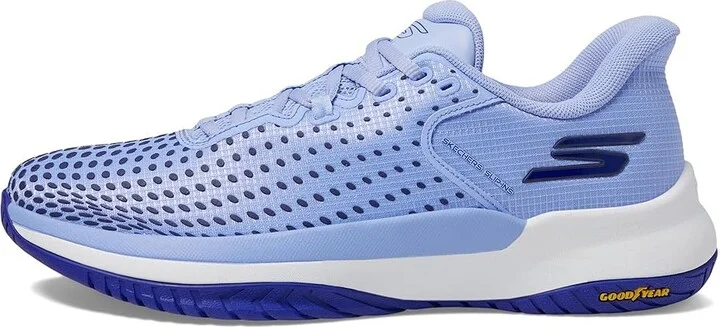 SKECHERS Skechers Pickleball Viper Court: Elite Hands Free Slip- Ins Women's Shoes Light/Blue : 6.5 B - Medium, Mesh/Polyester/Rubber - Image 6