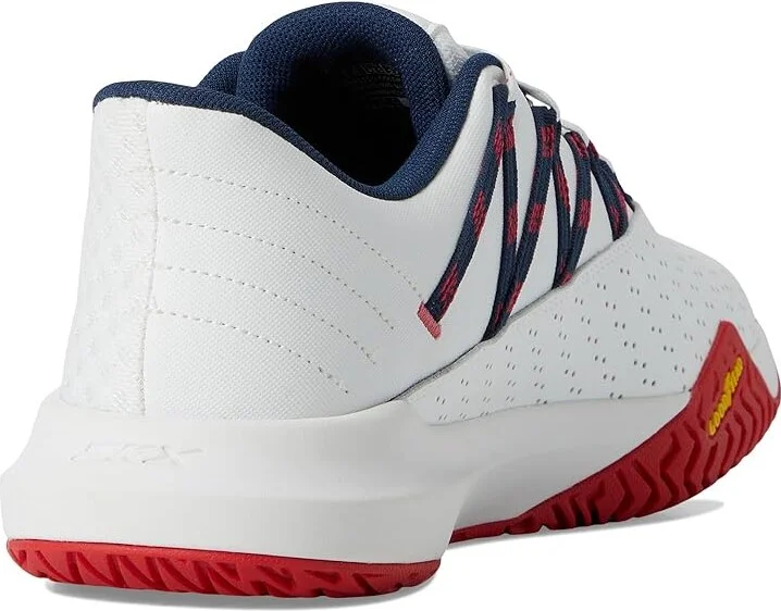 SKECHERS Skechers Viper Court Rally Men's Shoes White/Navy/Red : 11 D - Medium, Leather - Image 4
