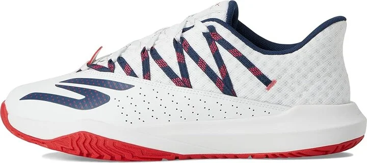 SKECHERS Skechers Viper Court Rally Men's Shoes White/Navy/Red : 11 D - Medium, Leather - Image 6