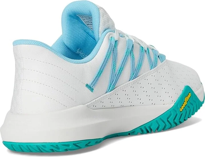 SKECHERS Skechers Viper Court Rally Women's Tennis Shoes White/Light Blue : 9 B - Medium, Leather - Image 4