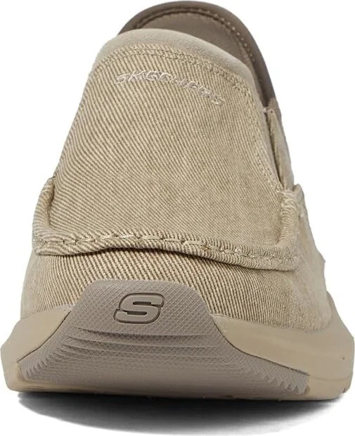 SKECHERS Slip-Ins: Parson - Dewitt Men's Shoes Taupe : 7 D - Medium, Canvas - Image 5