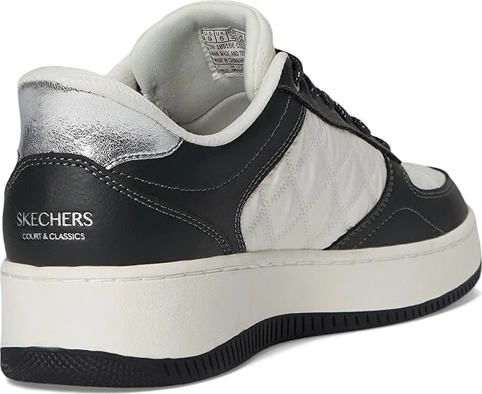 SKECHERS Sport Court 2.0-Daily Journey Hands-Free Slip-Ins Women's Shoes White/Black : 9.5 B - Medium - Image 4