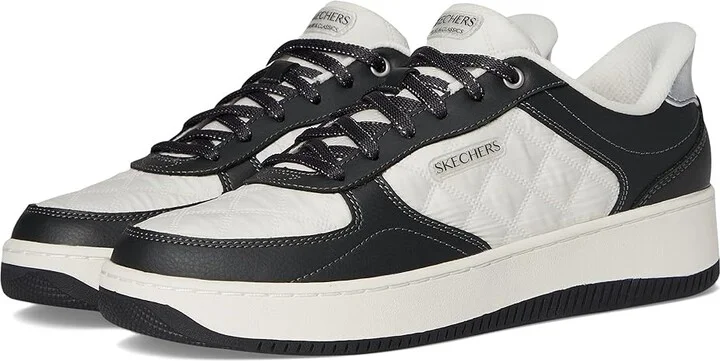 SKECHERS Sport Court 2.0-Daily Journey Hands-Free Slip-Ins Women's Shoes White/Black : 9.5 B - Medium