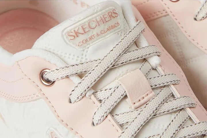 SKECHERS Sport Court 2.0-Daily Journey Hands-Free Slip-Ins Women's Shoes White/Pink : 6.5 B - Medium - Image 7