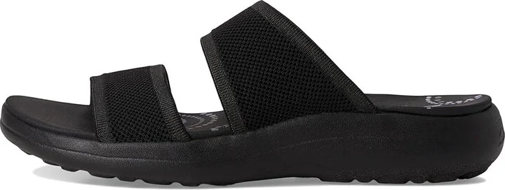 SKECHERS Sporty Slim Women's Sandals Black/Black : 8 B - Medium, Textile - Image 6