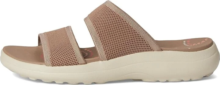 SKECHERS Sporty Slim Women's Sandals Mocha : 5 B - Medium, Textile - Image 6