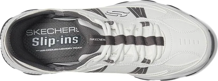 SKECHERS Stamina AT Hands Free Slip-In Sneaker Men's Shoes White/Navy : 6.5 D - Medium, Leather - Image 8