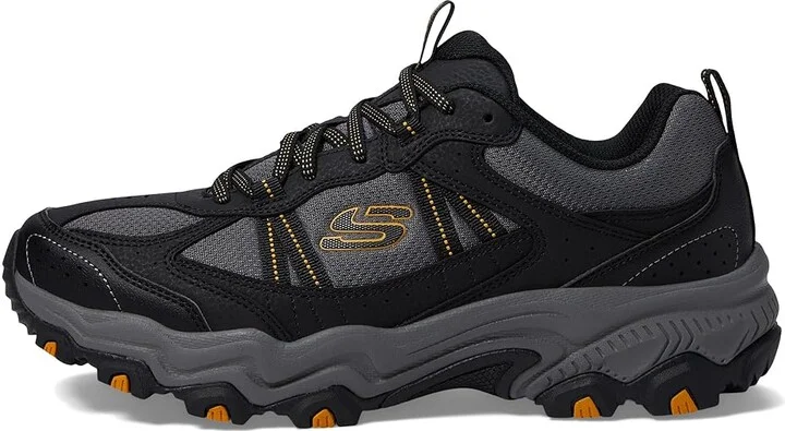 SKECHERS Stamina AT Upper Stitch Men's Shoes Black/Charcoal : 14 D - Medium, Leather - Image 6