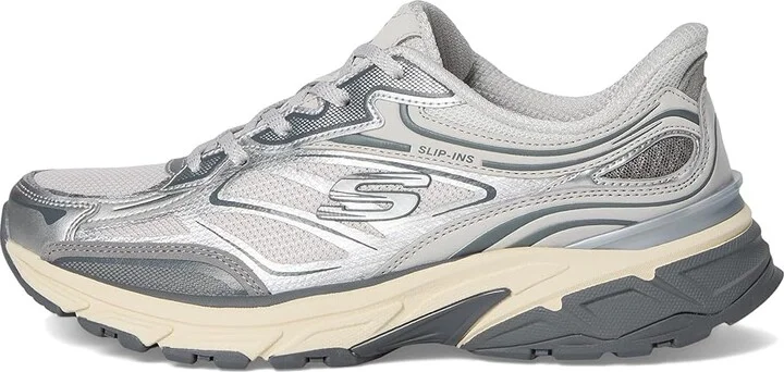 SKECHERS Stamina Sport Hands Free Slip-Ins Women's Shoes Silver : 11 B - Medium, Synthetic/Textile - Image 6