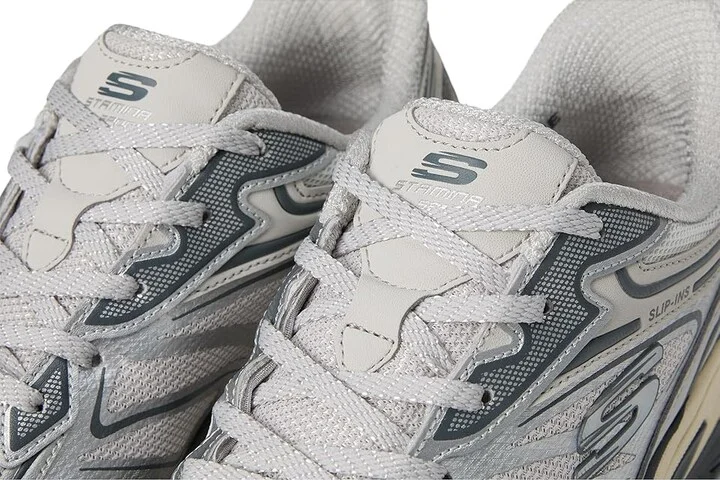 SKECHERS Stamina Sport Hands Free Slip-Ins Women's Shoes Silver : 11 B - Medium, Synthetic/Textile - Image 7