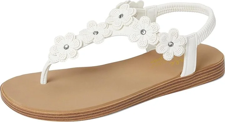 SKECHERS Summer Cove - Beach Bloom Women's Sandals White : 6 B - Medium, Rubber - Image 5