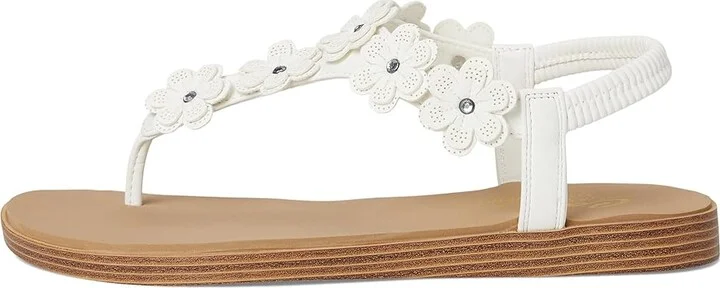 SKECHERS Summer Cove - Beach Bloom Women's Sandals White : 6 B - Medium, Rubber - Image 6