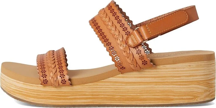 SKECHERS Summers - Coastal Stroll Women's Sandals Tan : 5 B - Medium, Rubber - Image 6