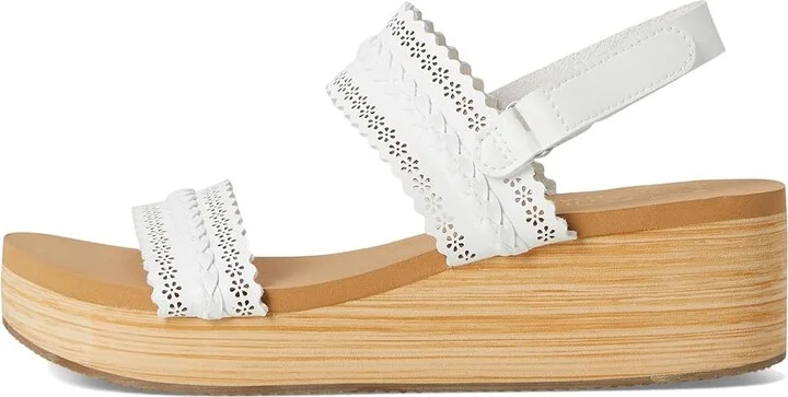 SKECHERS Summers - Coastal Stroll Women's Sandals White : 11 B - Medium, Rubber - Image 6