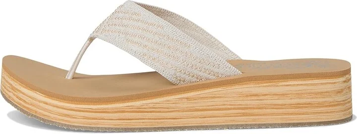 SKECHERS Summers Mid Women's Sandals White : 6 B - Medium - Image 6