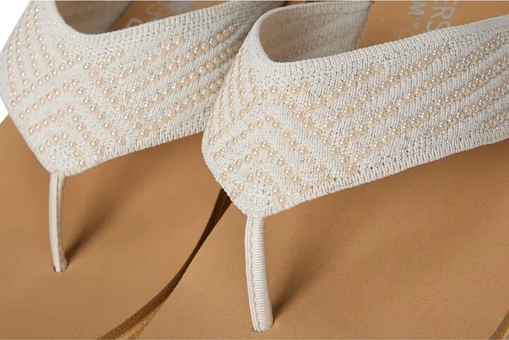 SKECHERS Summers Mid Women's Sandals White : 6 B - Medium - Image 7