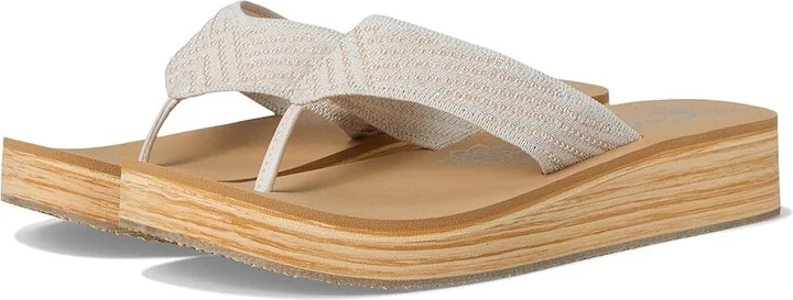 SKECHERS Summers Mid Women's Sandals White : 6 B - Medium