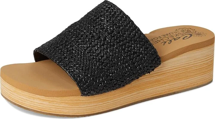 SKECHERS Summers - Salt Spray Women's Sandals Black : 9 B - Medium - Image 5