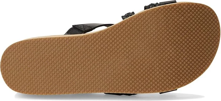 SKECHERS Summers Women's Sandals Black : 7.5 B - Medium, Faux Leather - Image 3