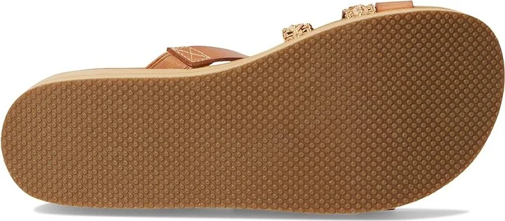 SKECHERS Summers Women's Sandals Tan : 8.5 B - Medium, Faux Leather - Image 3