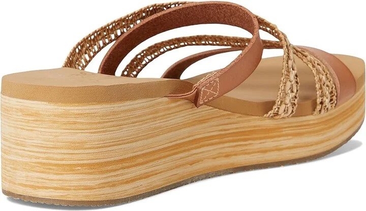 SKECHERS Summers Women's Sandals Tan : 8.5 B - Medium, Faux Leather - Image 4