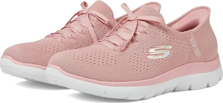 SKECHERS Summit New Daily Hands Free Slip-Ins Women's Shoes Rose : 7 C - Wide, Rubber