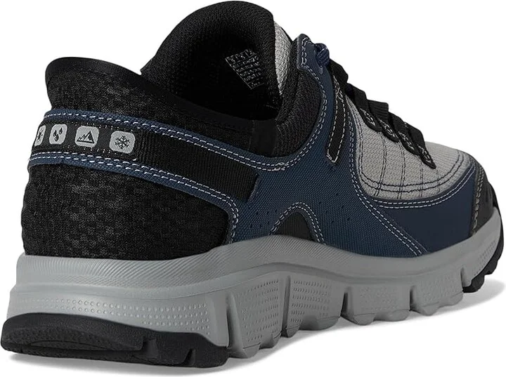 SKECHERS Summits AT Hands Free Slip-In Men's Shoes Grey/Navy : 7.5 D - Medium, Synthetic - Image 4