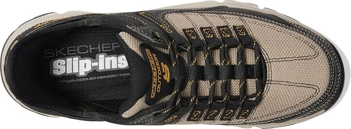 SKECHERS Summits AT Hands Free Slip-In Men's Shoes Taupe/Black : 8 D - Medium, Synthetic - Image 2