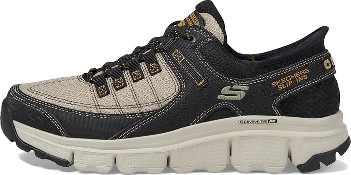 SKECHERS Summits AT Hands Free Slip-In Men's Shoes Taupe/Black : 8 D - Medium, Synthetic - Image 6