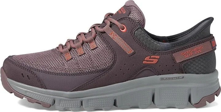 SKECHERS Summits At Hands Free Slip-Ins Women's Shoes Burgundy : 8.5 B - Medium, Leather/Rubber - Image 6