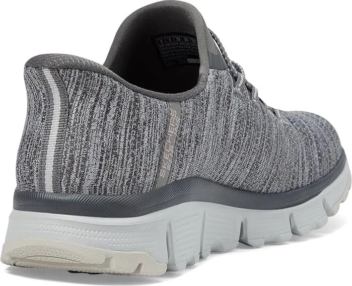 SKECHERS Summits At Sespe Hands Free Slip-Ins Women's Shoes Grey Pink : 5.5 B - Medium, Rubber - Image 4