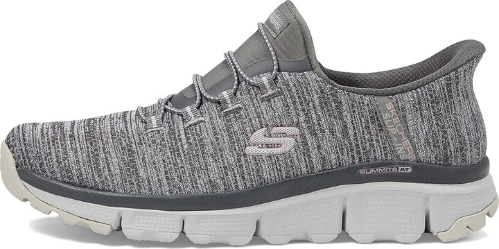 SKECHERS Summits At Sespe Hands Free Slip-Ins Women's Shoes Grey Pink : 5.5 B - Medium, Rubber - Image 6