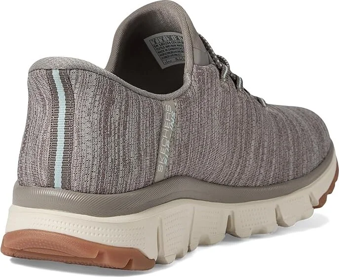 SKECHERS Summits At Sespe Hands Free Slip-Ins Women's Shoes Grey Pink : 5.5 B - Medium, Rubber - Image 9