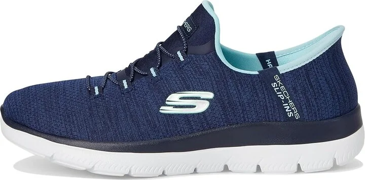 SKECHERS Summits Everyday Set Hands Free Slip-INS Women's Shoes Navy Aqua : 13 B - Medium - Image 6