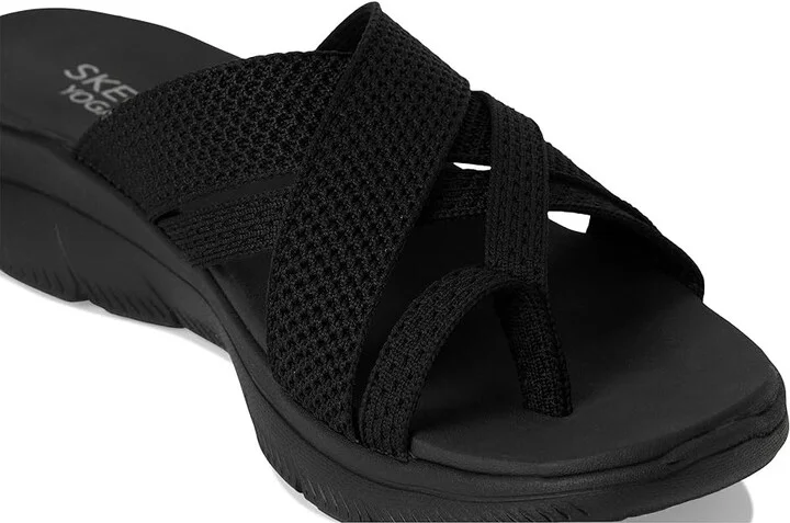 SKECHERS Summits - Fantasy Walk Women's Sandals Black/Black : 7 B - Medium - Image 7