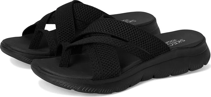 SKECHERS Summits - Fantasy Walk Women's Sandals Black/Black : 7 B - Medium
